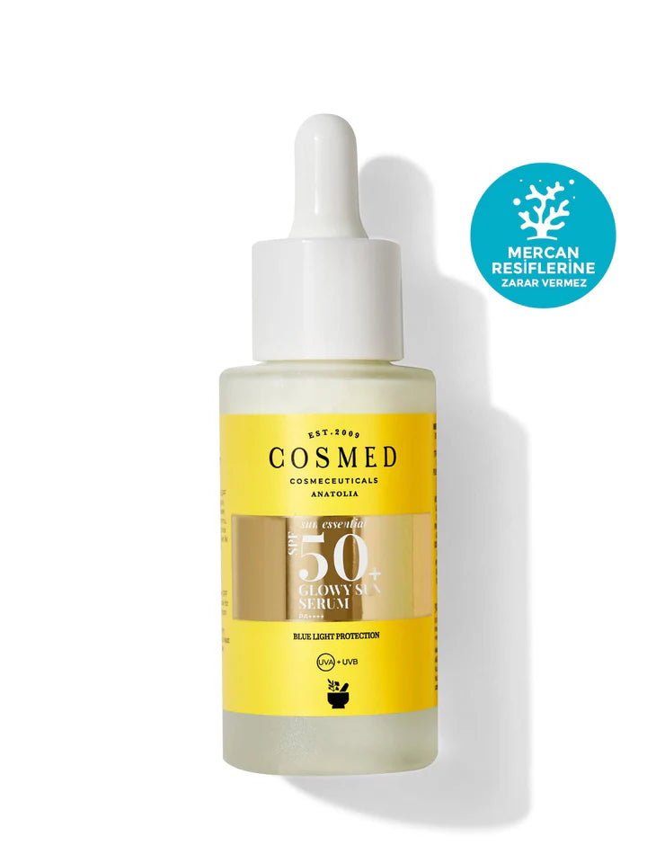 SPF50+ SUN ESSENTIALS GLOWY SUN SERUM